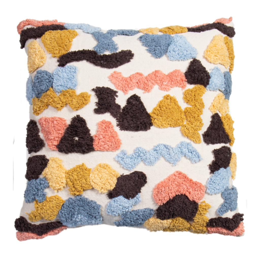 The Tara Embellished Cushion is a fun and bright addition to any home. Featuring a vibrant and textural design this cushion is sure to bring a pop of colour to any home. Measurements: approx. 45cm x 45cm. | Bliss Gifts & Homewares | Unit 8, 259 Princes Hwy Ulladulla | South Coast NSW | Online Retail Gift & Homeware Shopping | 0427795959, 44541523