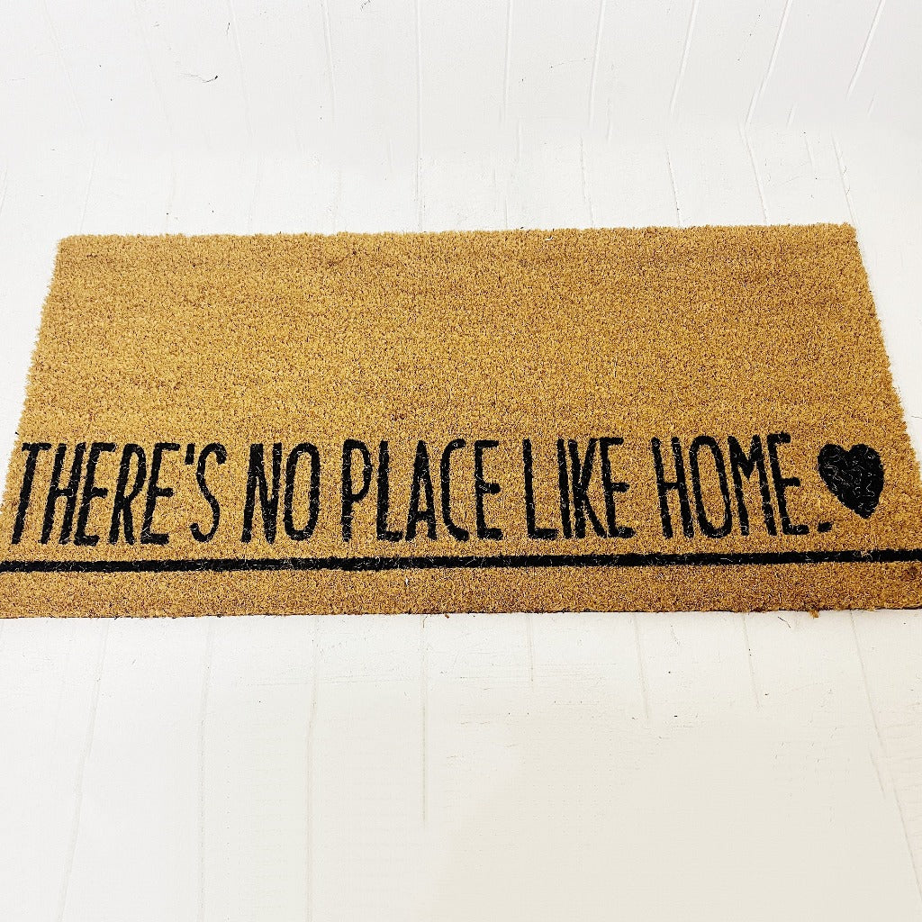 Our new There's No Place Like Home Door Mat - Wide is perfect for large doorways and to create a welcome feel to your home before your guests even step foot inside. Made from Natural coir fibres. PVC backing. Extra wide design - 90x45x1.5cm.| Bliss Gifts & Homewares | Unit 8, 259 Princes Hwy Ulladulla | South Coast NSW | Online Retail Gift & Homeware Shopping | 0427795959, 44541523