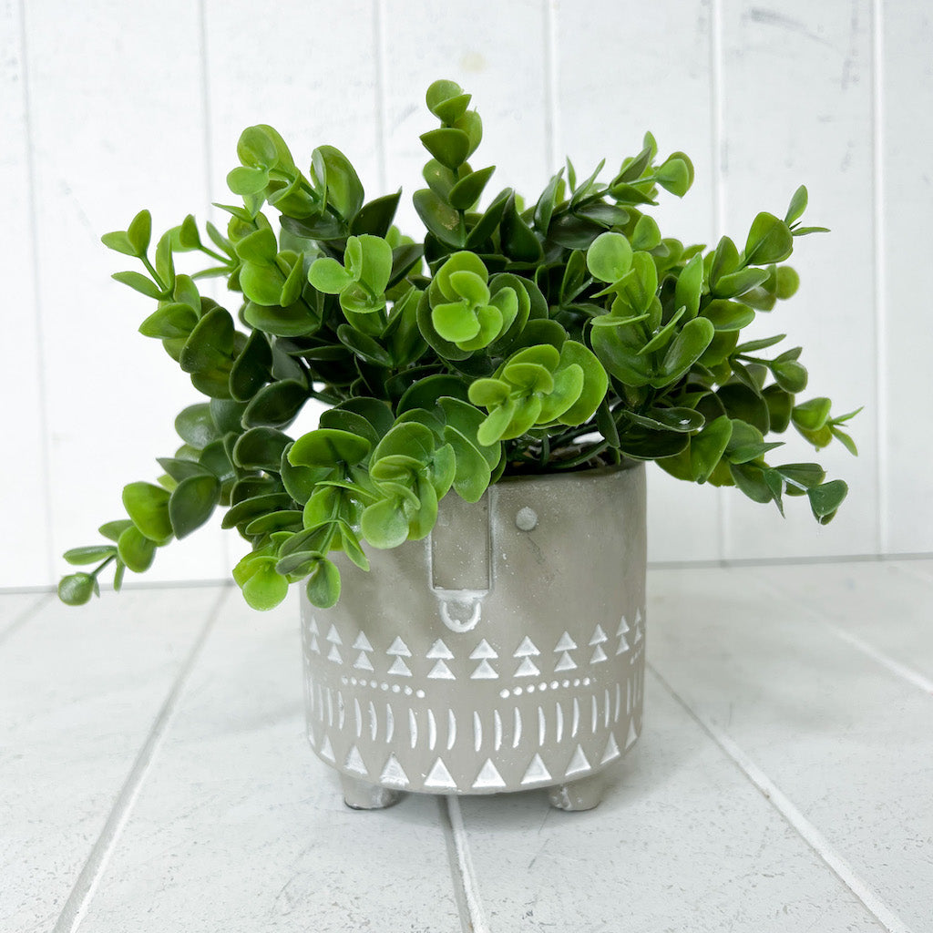 Give your office, bathroom or house space an instant lift with our Tribal Face Pot With Artificial Plant. Our quirky and unique face pots are full of personality and style. Add a splash of green to your small spaces. Approx Height - 22cm. Pot Diameter - 11cm. | Bliss Gifts & Homewares | Unit 8, 259 Princes Hwy Ulladulla | South Coast NSW | Online Retail Gift & Homeware Shopping | 0427795959, 44541523