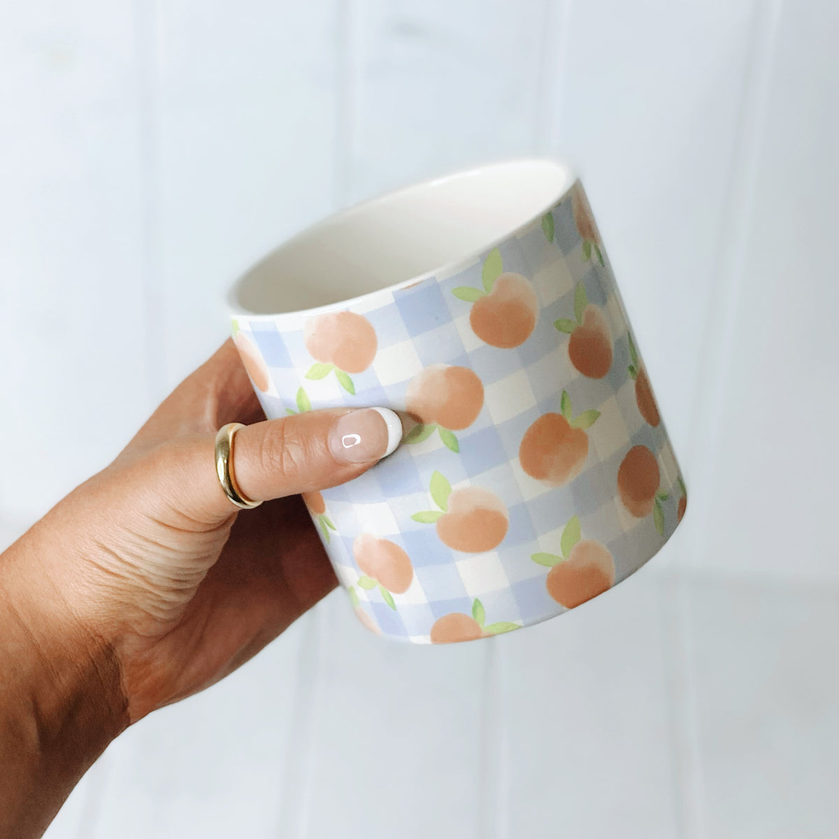 Decorative Ceramic Pot | Apple Pattern