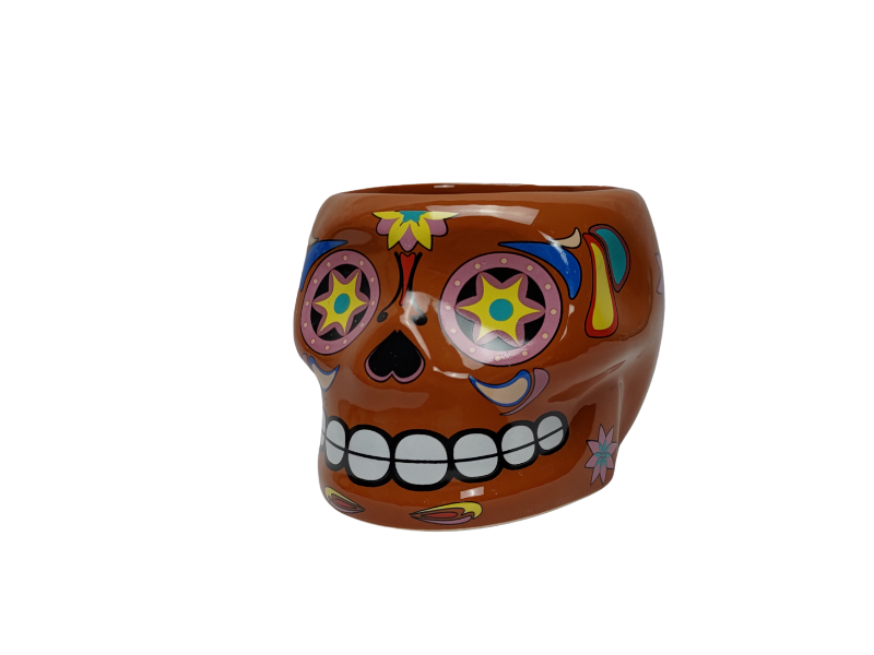 Mexican Skull Pots - Medium