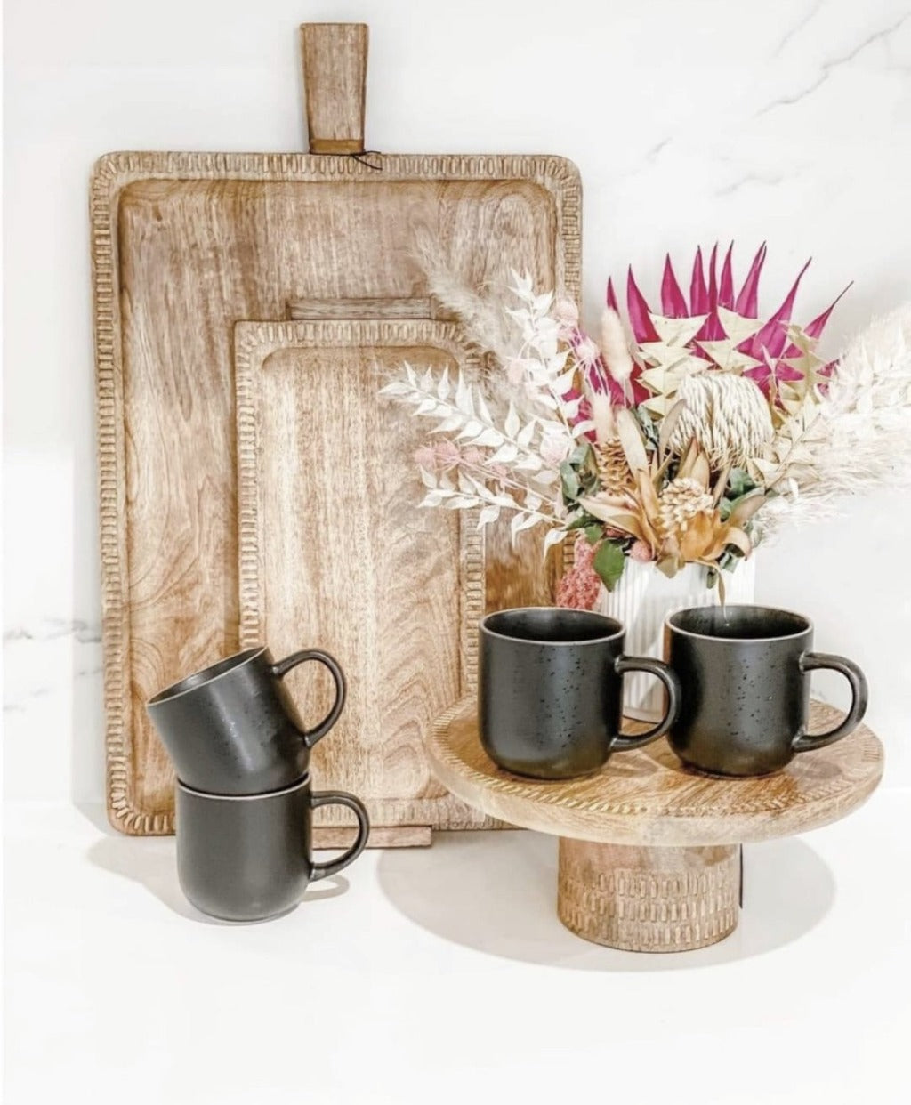Salt&amp;Pepper’s VAULT Paddle Rectangle - 60x35 - Handcrafted from mango wood with a lovely engraved edging detail and side handles - Shop online. AfterPay available. Australia wide Shipping | Bliss Gifts &amp; Homewares - Unit 8, 259 Princes Hwy Ulladulla - 44541523