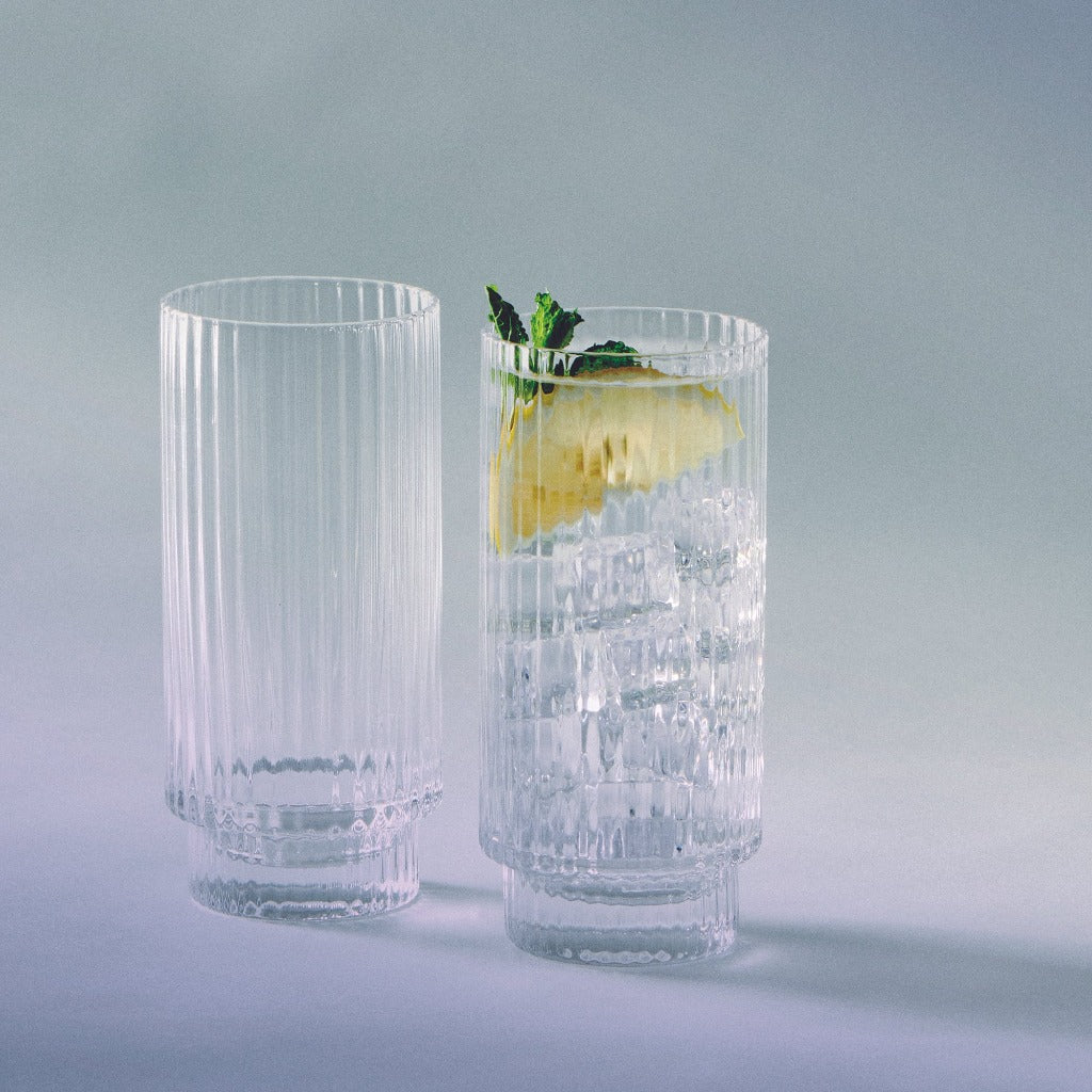 VERA Highball Glass Set - 4 Piece - Functional and stylish, our VERA Highball Glasses in a Set of 4 by Salt&Pepper will have you serving up your favourite refreshments in style. Unique ribbed texture. Shop online. AfterPay available. Australia wide Shipping. |Bliss Gifts & Homewares - Unit 8, 259 Princes Hwy Ulladulla - 0427795959, 44541523