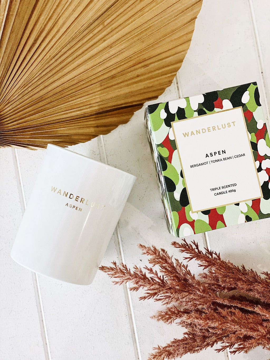 This 425g ASPEN candle from salt&amp;pepper&#39;s WANDERLUST collection is stylishly packaged, this candle is filled with an energetic blend of bergamot, tonka bean and cedar-nestling you in amongst the peaks of Aspen&#39;s spectacular mountains.| Bliss Gifts &amp; Homewares | Unit 8, 259 Princes Hwy Ulladulla | South Coast NSW | Online Retail Gift &amp; Homeware Shopping | 0427795959, 44541523