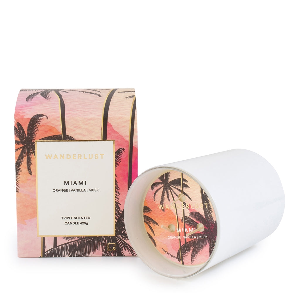 Wanderlust Candle - Miami