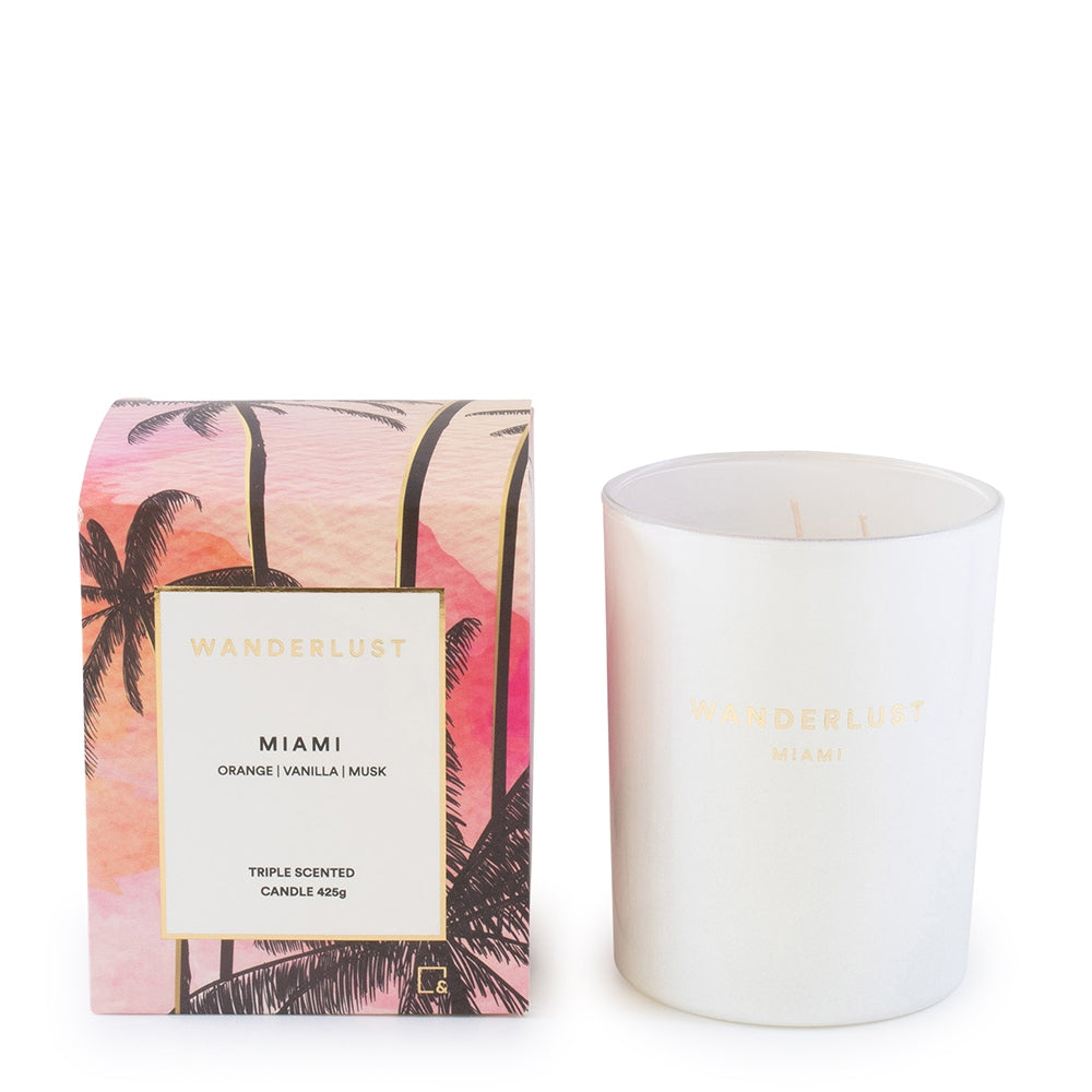 Wanderlust Candle - Miami