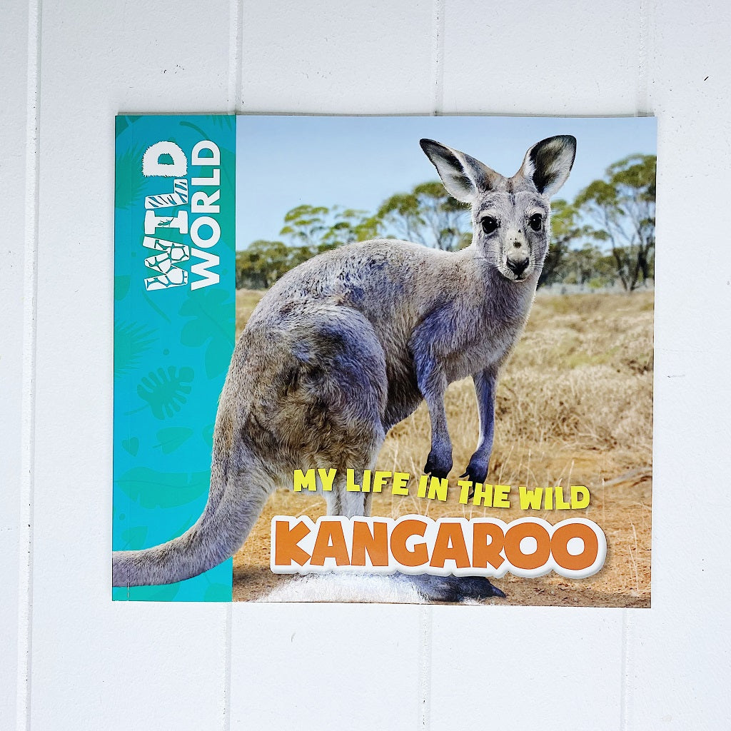 Wild World: My Life In The Wild - Kangaroo, A delightful narrative. Stunning illustrations capture the essence of a kangaroo's character, behaviour, distinctive features and habitat. Shop online or instore. AfterPay available. Australia wide Shipping | Bliss Gifts & Homewares | Unit 8, 259 Princes Hwy Ulladulla | South Coast NSW | 0427795959, 44541523 