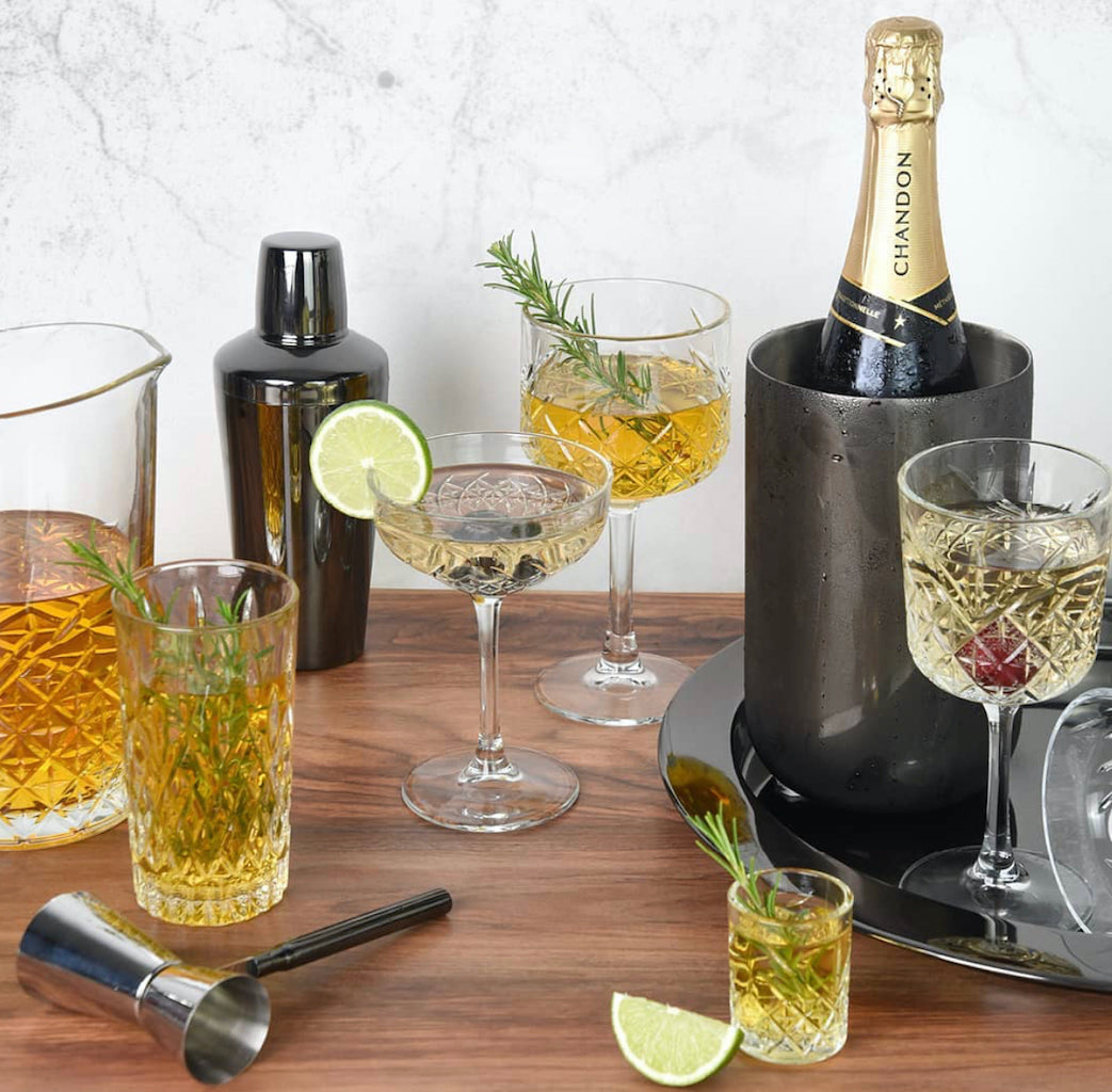 Salt &amp; Pepper Winston Set of 4 Martini Glasses