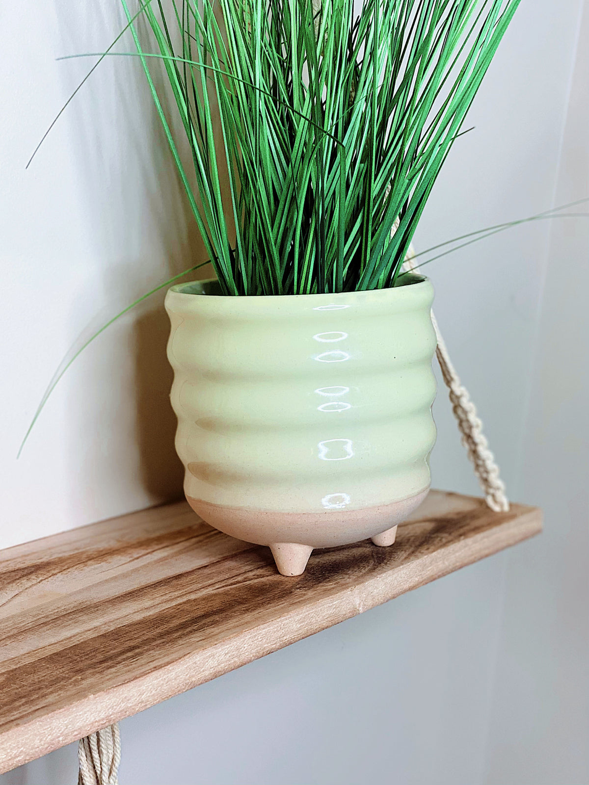 Display your favourite floral accents with our beautiful Yoshi Ceramic Pot with Feet. The soft tone will suit any decor, while the curved edges adds texture to any space. 14x14x14.2cm.| Bliss Gifts &amp; Homewares | Unit 8, 259 Princes Hwy Ulladulla | South Coast NSW | Online Retail Gift &amp; Homeware Shopping | 0427795959, 44541523
