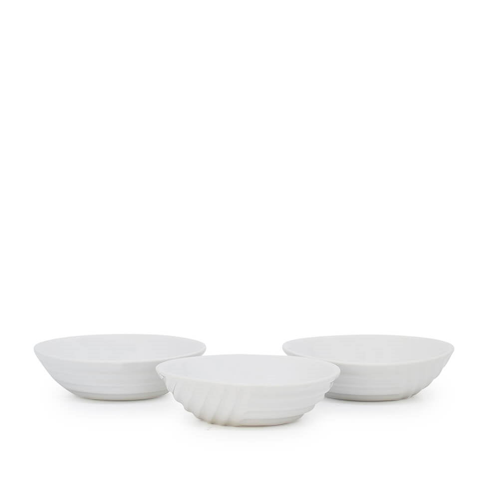 Perfect for any lunchtime spread, our set of three stoneware bowls hold all the tasty treats you need. Our Zen collection takes inspiration from the tranquillity of Japanese sand gardens.| Bliss Gifts &amp; Homewares | Unit 8, 259 Princes Hwy Ulladulla | South Coast NSW | Online Retail Gift &amp; Homeware Shopping | 0427795959, 44541523