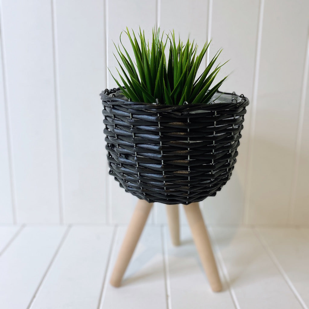 Elevate the look of your plant or floral display with our Black Wicker Pot Holder/planter. Indoor plants are on trend and our stylish Wicker planters are perfect for showing off your gorgeous greenery.| Bliss Gifts &amp; Homewares | Unit 8, 259 Princes Hwy Ulladulla | South Coast NSW | Online Retail Gift &amp; Homeware Shopping | 0427795959, 44541523