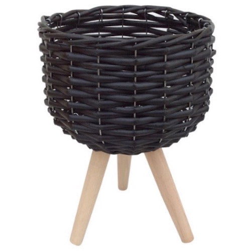 Elevate the look of your plant or floral display with our Black Wicker Pot Holder/planter. Indoor plants are on trend and our stylish Wicker planters are perfect for showing off your gorgeous greenery.| Bliss Gifts &amp; Homewares | Unit 8, 259 Princes Hwy Ulladulla | South Coast NSW | Online Retail Gift &amp; Homeware Shopping | 0427795959, 44541523