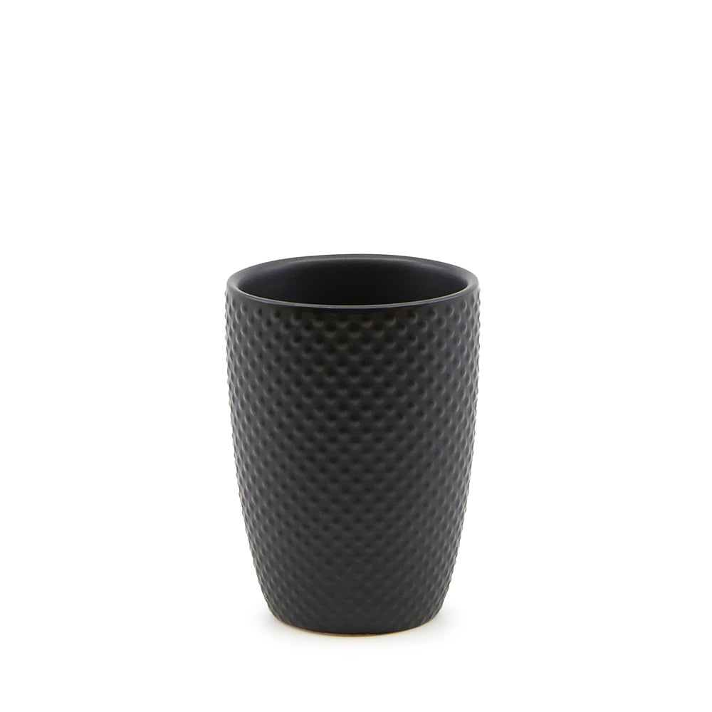 S&P Bathroom Tumbler - Emboss Black