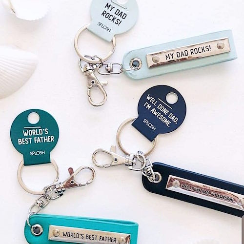Designed in bright pops of colour, featuring bold patterns and shades of humour with the playful cheekiness that your Dad will love, put a smile on his face this Father’s Day, Birthday or Christmas with a sentimental key chain! Engraved quote "World's Best Father"| Bliss Gifts & Homewares | Unit 8, 259 Princes Hwy Ulladulla | South Coast NSW | Online Retail Gift & Homeware Shopping | 0427795959, 44541523