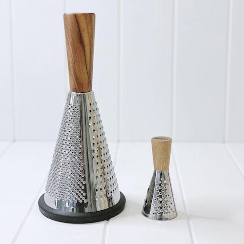 Our Acacia and Stainless Steel Grater from Classica, features a high quality Stainless Steel Grater, with a beautiful Acacia wood handle. Artisan made with a non slip silicone base for safety. Shop online. AfterPay available. Australia wide Shipping | Bliss Gifts &amp; Homewares - Unit 8, 259 Princes Hwy Ulladulla - 0427795959, 44541523 