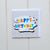 Happy Birthday dashes Greeting Card. Say Happy Birthday to your friends and family with this wonderfully bright birthday card. Inside the card says "Happy Birthday to you!". | Bliss Gifts & Homewares | Unit 8, 259 Princes Hwy Ulladulla | South Coast NSW | Online Retail Gift & Homeware Shopping | 0427795959, 44541523