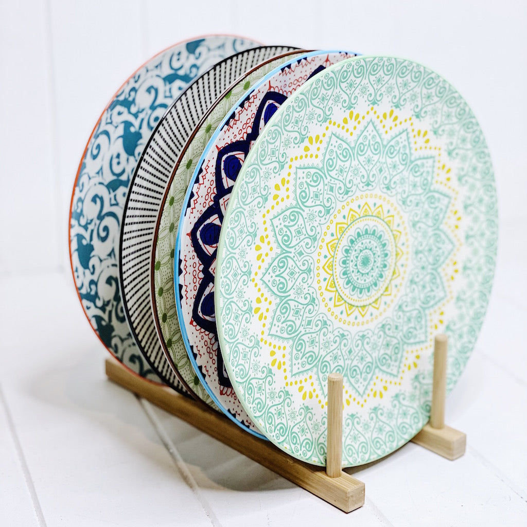 Moroccan Style Dinner Plate Large – perfect for serving dinner or large meals - Moroccan Style Dinnerware - Mix & Match - 27cmW x 2cmH - wide range of colours and patterns - Commercial Grade quality - Patterns Picked at random |Bliss Gifts & Homewares - Unit 8, 259 Princes Hwy Ulladulla - Shop Online - 0427795959, 44541523 - Australia wide shipping – AfterPay Available 