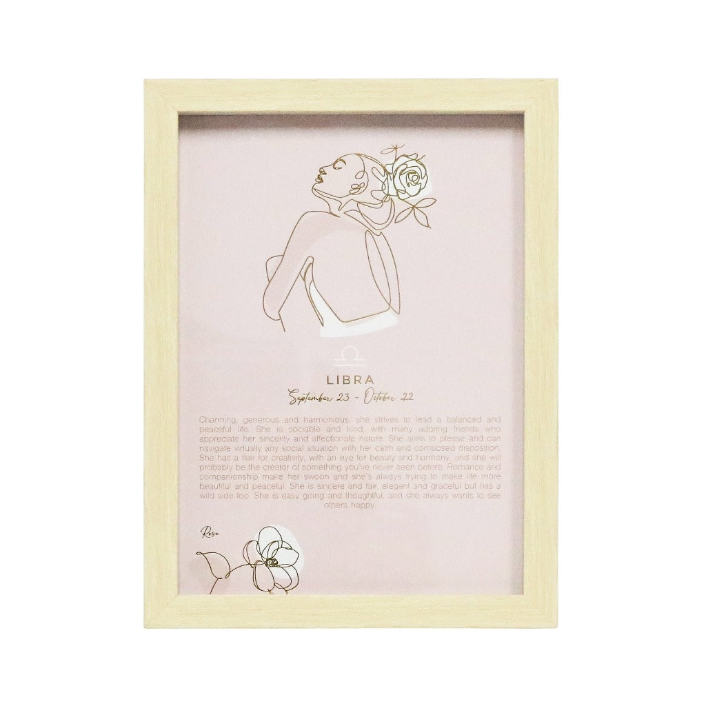 The Mystique Astrological Framed Prints feature whimsical and feminine illustrations combined with a pastel colour palette. The collection features 12x framed prints for each astrological star sign and gold foil detail for an elegant finished look.| Bliss Gifts & Homewares | Unit 8, 259 Princes Hwy Ulladulla | South Coast NSW | Online Retail Gift & Homeware Shopping | 0427795959, 44541523