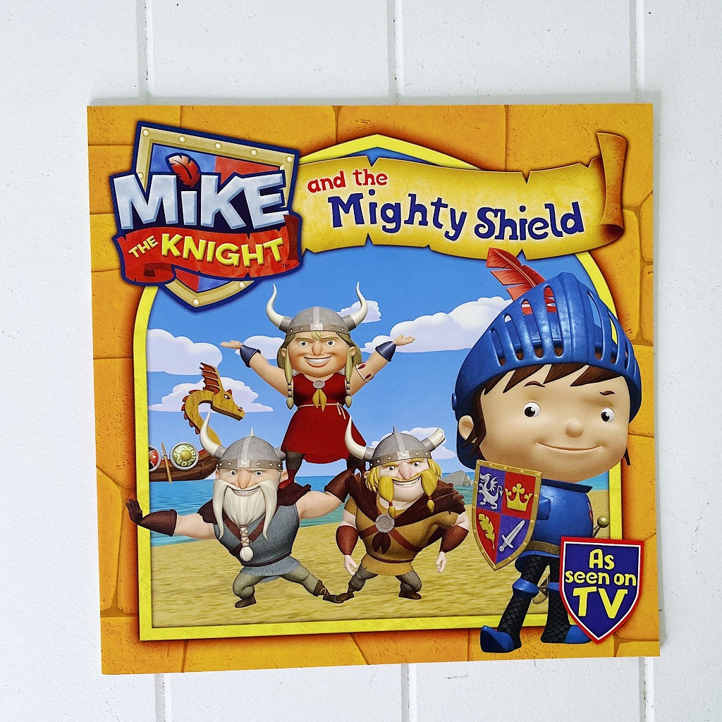 Mike The Knight and The Might Sheild.Mike the Knight has found the mightiest shield in all of Glendragon. How does a knight test the strength of his shield? Be a Knight, Do it Right! Shop online or instore. AfterPay available. Australia wide Shipping. | Bliss Gifts &amp; Homewares | Unit 8, 259 Princes Hwy Ulladulla | South Coast NSW | 0427795959, 44541523 