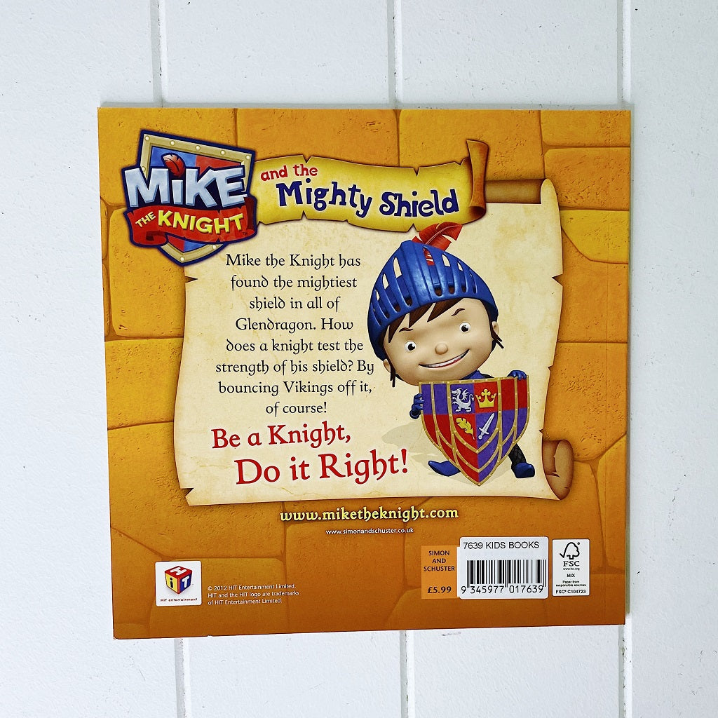 Mike The Knight and The Might Sheild.Mike the Knight has found the mightiest shield in all of Glendragon. How does a knight test the strength of his shield? Be a Knight, Do it Right! Shop online or instore. AfterPay available. Australia wide Shipping. | Bliss Gifts &amp; Homewares | Unit 8, 259 Princes Hwy Ulladulla | South Coast NSW | 0427795959, 44541523 