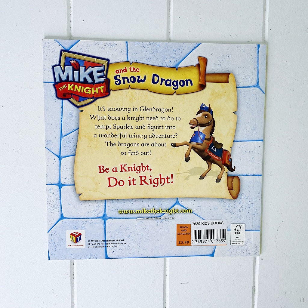 Mike The Knight and The Snow Dragon. It's snowing in Glendragon! What does a knight need to do to tempt Sparkie and Squirt into a wonderful wintery adventure? Be a Knight, Do it Right! Shop online or instore. AfterPay available. Australia wide Shipping. | Bliss Gifts & Homewares | Unit 8, 259 Princes Hwy Ulladulla | South Coast NSW | 0427795959, 44541523 
