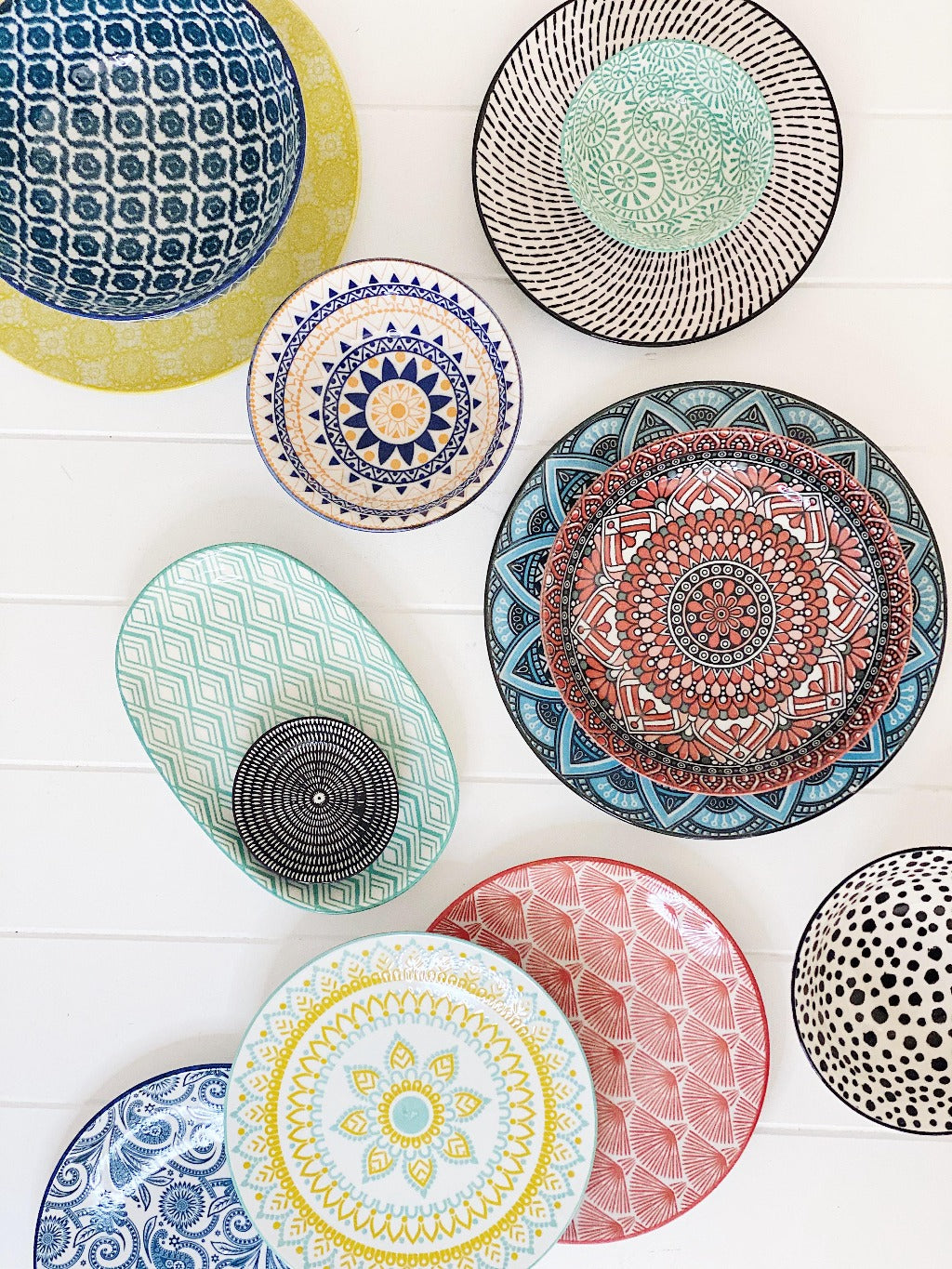 Moroccan Style Entree Plate Small – perfect for an entree, small meals, sandwich or a side dish - Moroccan Style Dinnerware - Mix &amp; Match - 22cmW x 2cmH - wide range of colours and patterns - Commercial Grade quality - Patterns Picked at random |Bliss Gifts &amp; Homewares - Unit 8, 259 Princes Hwy Ulladulla - Shop Online - 0427795959, 44541523 - Australia wide shipping – AfterPay Available 