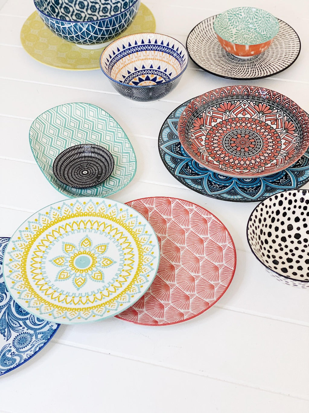 Moroccan Style Mini Bowl – perfect for kids cereal, dipping sauces, dips, nuts, snacks and great for a grazing table - Moroccan Style Dinnerware - Mix & Match - 12cmW x 5cmH - wide range of colours and patterns - Commercial Grade quality - Patterns Picked at random | Bliss Gifts & Homewares - Unit 8, 259 Princes Hwy Ulladulla - Shop Online - 0427795959, 44541523 - Australia wide shipping – AfterPay Available 