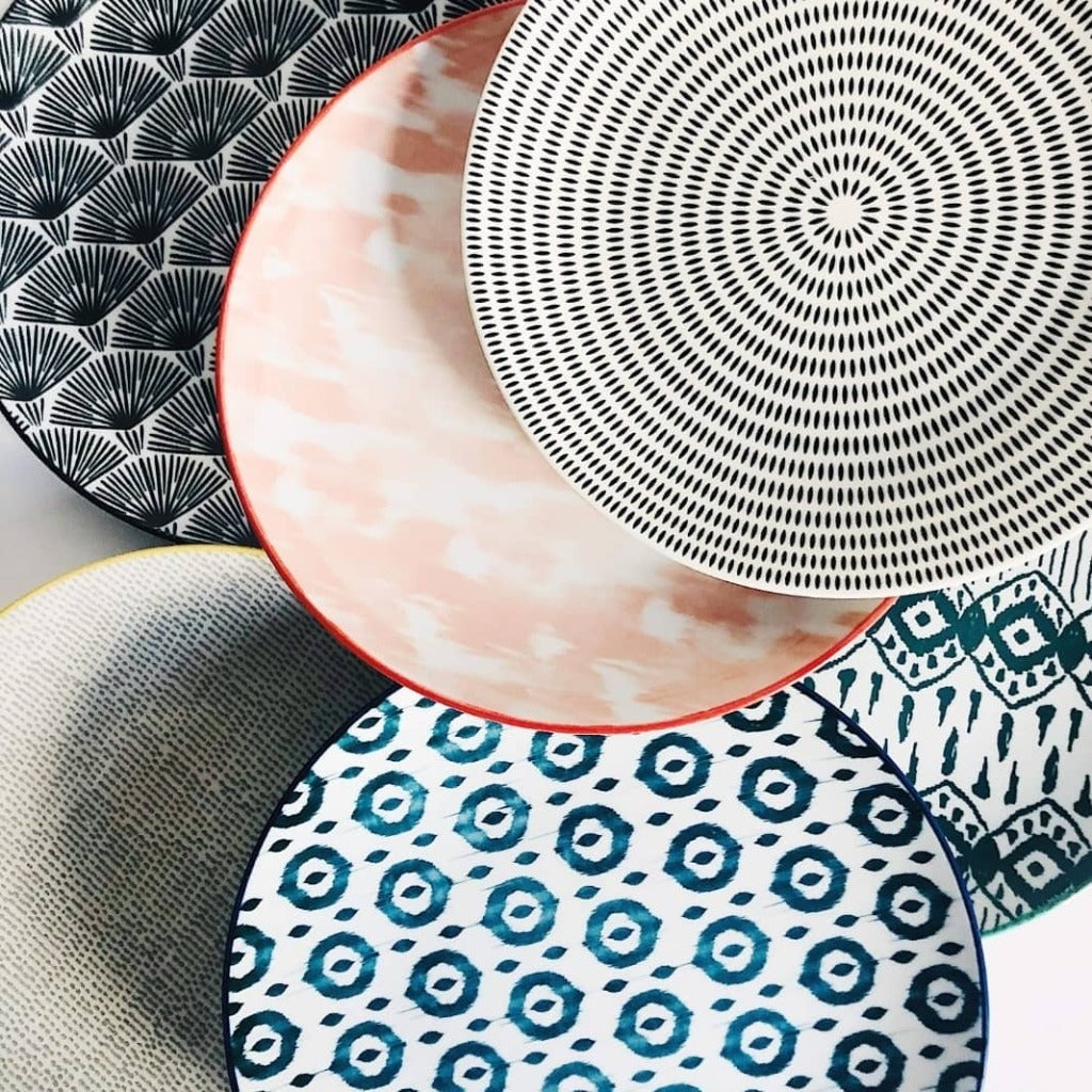 Moroccan Style Entree Plate Small – perfect for an entree, small meals, sandwich or a side dish - Moroccan Style Dinnerware - Mix & Match - 22cmW x 2cmH - wide range of colours and patterns - Commercial Grade quality - Patterns Picked at random |Bliss Gifts & Homewares - Unit 8, 259 Princes Hwy Ulladulla - Shop Online - 0427795959, 44541523 - Australia wide shipping – AfterPay Available 