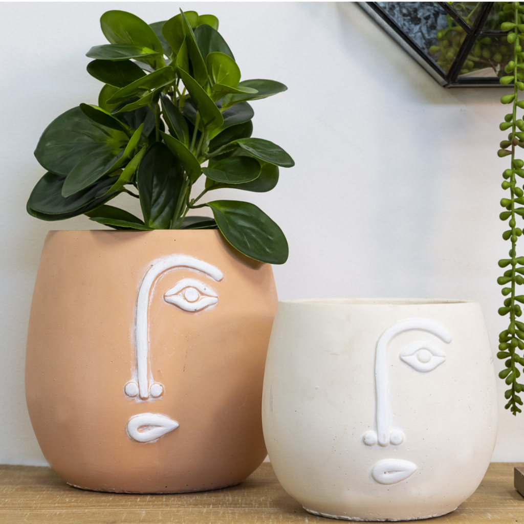 White Pablo Pot | Modern Plant Container