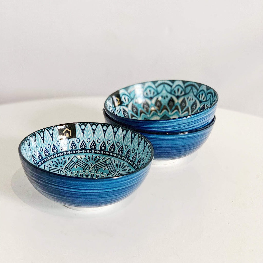 Bring the bright blue tones of the Mediterranean into your dining room with our Casablanca Dining collection - Rice Bowl. Beautiful pieces of serving ware that will have you entertaining for years to come. Shop online or instore. AfterPay available. Australia wide Shipping. | Bliss Gifts &amp; Homewares | Unit 8, 259 Princes Hwy Ulladulla | South Coast NSW | 0427795959, 44541523 