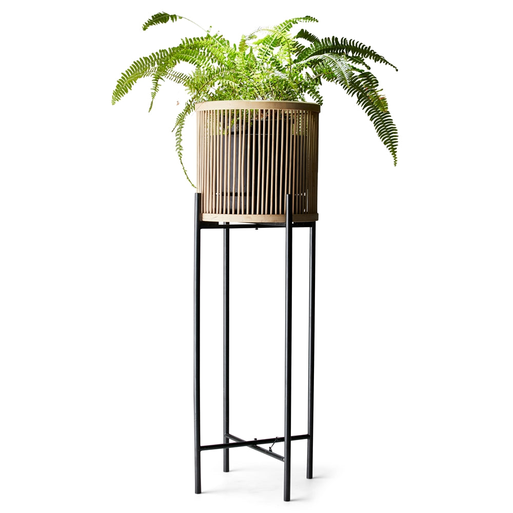 Rhythm Plant Stands - metal base - stunning natural bamboo basket - Large: 35x100cm - Small: 35x80cm - Basket size: 31x31cm | Salt&amp;Pepper |Bliss Gifts &amp; Homewares - Unit 8, 259 Princes Hwy Ulladulla - Shop Online &amp; In store - 0427795959, 44541523 - Australia wide shipping 