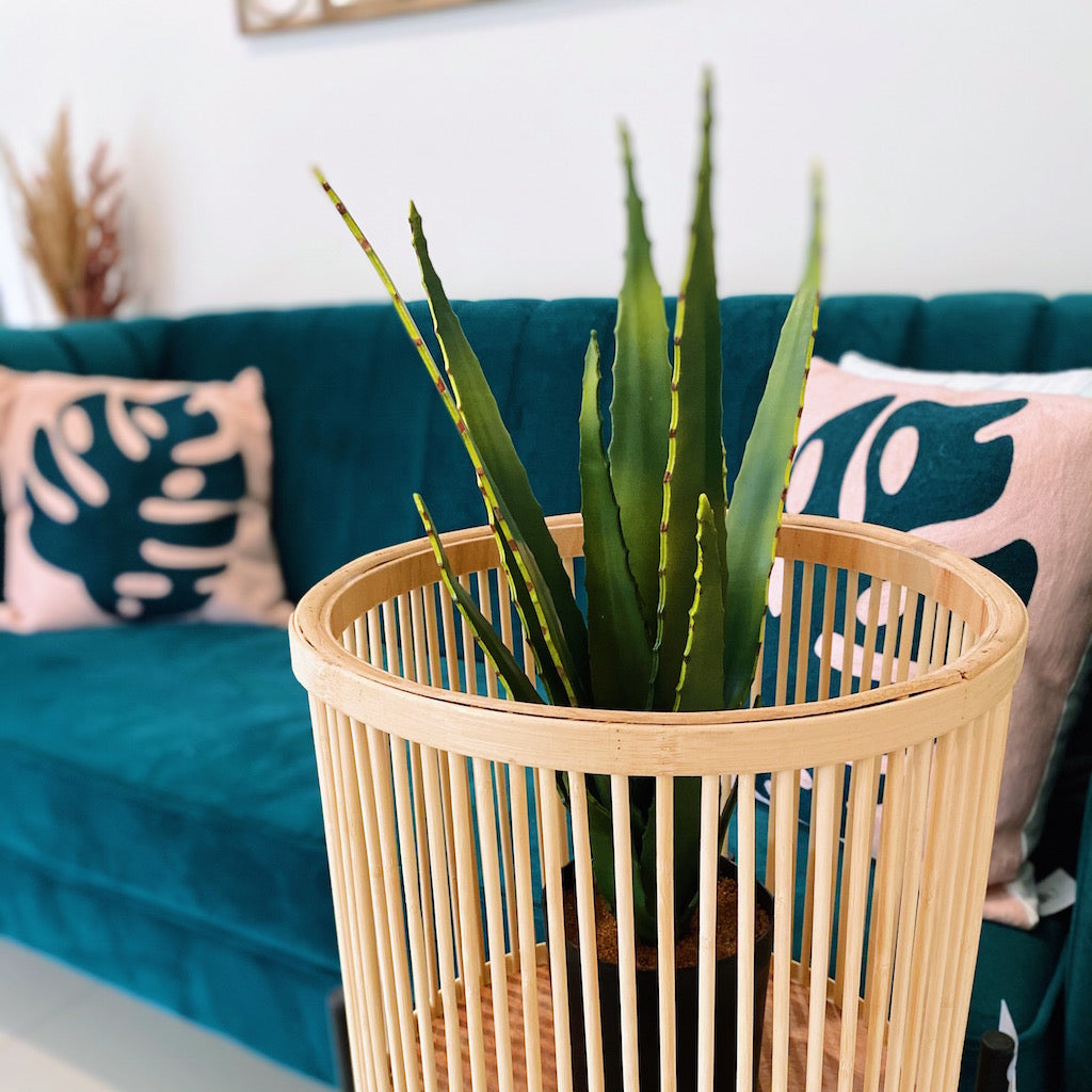 Rhythm Plant Stands - metal base - stunning natural bamboo basket - Large: 35x100cm - Small: 35x80cm - Basket size: 31x31cm | Salt&amp;Pepper |Bliss Gifts &amp; Homewares - Unit 8, 259 Princes Hwy Ulladulla - Shop Online &amp; In store - 0427795959, 44541523 - Australia wide shipping 