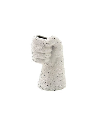 Our new Sculpture Arm Vase is &#39;hands down&#39; the best vase for your contemporary home. With a cement speckle look, this on-trend vase can also be used as a pot! 10x9.5x16cm.| Bliss Gifts &amp; Homewares | Unit 8, 259 Princes Hwy Ulladulla | South Coast NSW | Online Retail Gift &amp; Homeware Shopping | 0427795959, 44541523