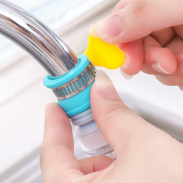 Kitchen Sink Rotatable Filter Sprayer Head Anti Splash Tap Booster Shower Rotatable Drainer Extensible Filter Durable Faucet