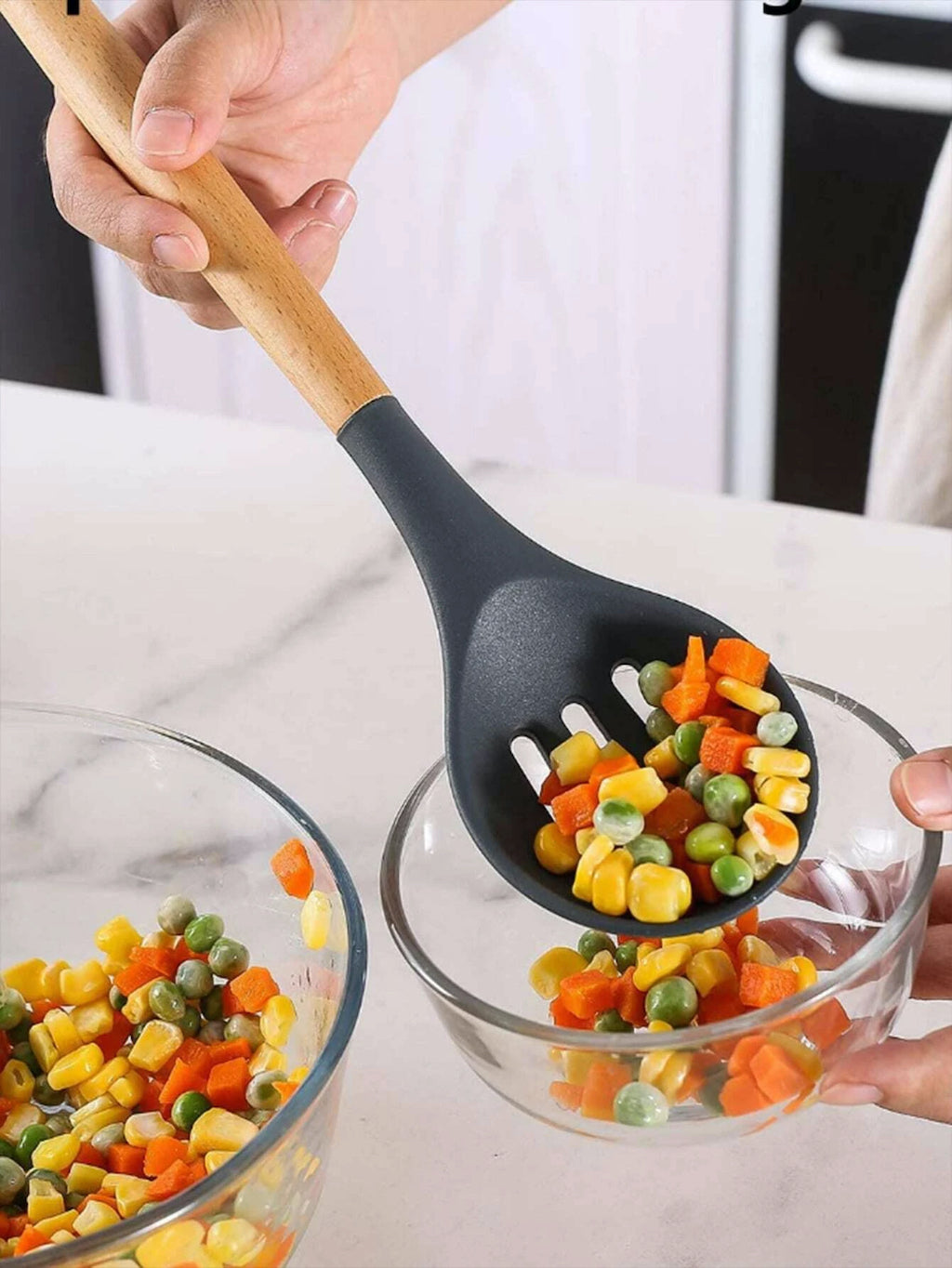 Designed to keep you cooking with flair, these handsome Acacia Handle Silicone Utensil Set in a 10 piece feature a black silicone head and a rounded handle of solid acacia, perfect for the modern chef. Everything you need, including a utensil holder!| Bliss Gifts &amp; Homewares | Unit 8, 259 Princes Hwy Ulladulla | South Coast NSW | Online Retail Gift &amp; Homeware Shopping | 0427795959, 44541523