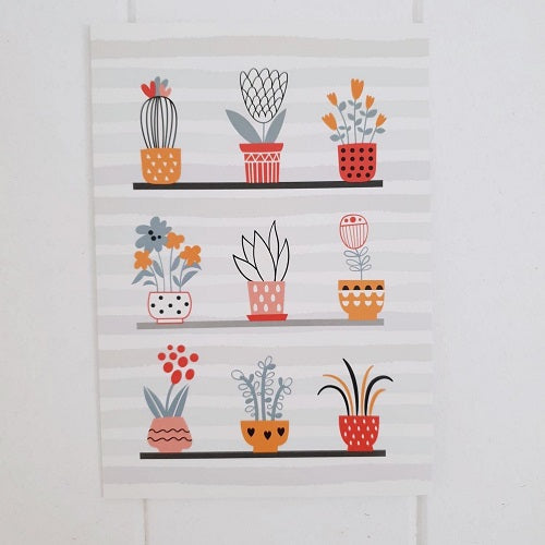 Pot Plant All Occasion Greeting Card Enjoy this Tall, quirky & unique All Occasion card. Card is blank inside.  | Bliss Gifts & Homewares | Unit 8, 259 Princes Hwy Ulladulla | South Coast NSW | Online Retail Gift & Homeware Shopping | 0427795959, 44541523