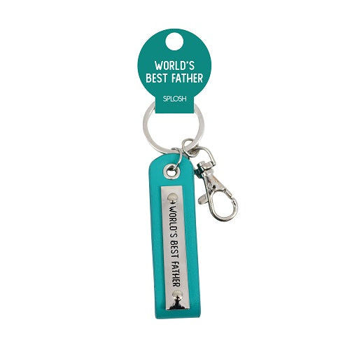 Designed in bright pops of colour, featuring bold patterns and shades of humour with the playful cheekiness that your Dad will love, put a smile on his face this Father’s Day, Birthday or Christmas with a sentimental key chain! Engraved quote &quot;World&#39;s Best Father&quot;| Bliss Gifts &amp; Homewares | Unit 8, 259 Princes Hwy Ulladulla | South Coast NSW | Online Retail Gift &amp; Homeware Shopping | 0427795959, 44541523